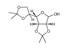 2,3:5,6-di-o-isopropylidene-l-mannofuranose结构式