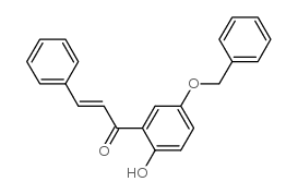 3-氧代-1-苯基-3-(2羟基-5-苄氧基苯基)丙烯结构式