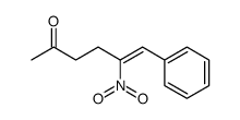5-nitro-6-phenylhex-5-en-2-one结构式