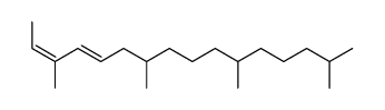 3,7,11,15-tetramethylhexadeca-2,4-diene Structure