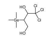 4,4,4-trichloro-2-trimethylgermylbutane-1,3-diol结构式