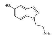 1-(2-氨基-乙基)-1H-吲唑-5-醇结构式