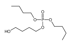 dibutyl 4-hydroxybutyl phosphate Structure