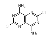 4,9-dichloro-3,5,8,10-tetrazabicyclo[4.4.0]deca-2,4,7,9,11-pentaene-2,7-diamine Structure