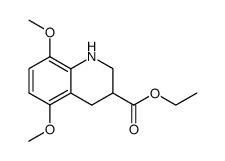 ethyl 1,2,3,4-tetrahydro-5,8-dimethoxy-3-quinolinecarboxylate结构式