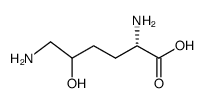 Lysine-6-C14, 5-hydroxy结构式