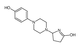 5-[4-(4-hydroxyphenyl)piperazin-1-yl]pyrrolidin-2-one结构式