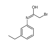 2-bromo-N-(3-ethylphenyl)acetamide Structure