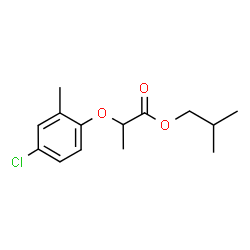 isobutyl 2-(4-chloro-2-methylphenoxy)propionate结构式
