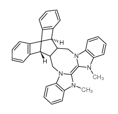 (12a,18a)-5,6,12,12a,13,18,18a,19-Octahydro-5,6-dimethyl-13,18[1',2']-benzenobisbenzimidazo [1,2-b:2',1'-d]benzo[i][2.5]benzodiazocine potassium trifl Structure
