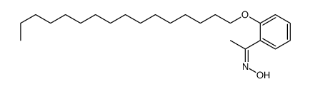 N-[1-(2-hexadecoxyphenyl)ethylidene]hydroxylamine Structure