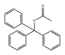 乙酸三苯甲酯结构式