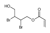 (2,3-dibromo-4-hydroxybutyl) prop-2-enoate结构式