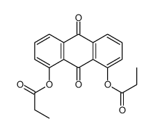 (9,10-dioxo-8-propanoyloxyanthracen-1-yl) propanoate结构式