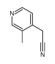 2-(3-methylpyridin-4-yl)acetonitrile结构式