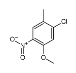 1-chloro-5-methoxy-2-methyl-4-nitrobenzene Structure