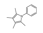 1-phenyl-2,3,4,5-tetramethyl-1H-pyrrole结构式