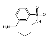 3-氨基甲基-n-丁基苯磺酰胺结构式