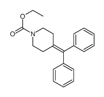 ethyl 4-benzhydrylidenepiperidine-1-carboxylate结构式