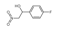 1-(4-fluoro-phenyl)-2-nitro-ethanol Structure