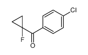 Methanone, (4-chlorophenyl)(1-fluorocyclopropyl)- (9CI) Structure