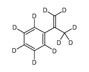 A-甲基苯乙烯-D10结构式