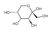 α-D-fructopyranose结构式