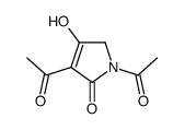 1,4-diacetyl-3-hydroxy-2H-pyrrol-5-one结构式