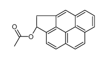 3-Acetoxy-3,4-dihydrocyclopenta(cd)pyrene结构式