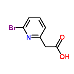 2-溴-6-吡啶乙酸结构式