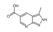 3-甲基-1H-吡唑并[3,4-B] 吡啶-5-羧酸结构式