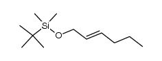 tert-butylhex-2-enyloxydimethylsilane Structure