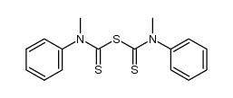 N,N'-dimethyl-N,N'-diphenylthiuram sulfide结构式