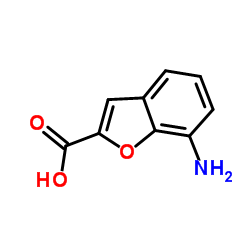 7-Aminobenzofuran-2-carboxylic acid Structure