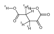 2-Ketoglutaric acid-d6 Structure