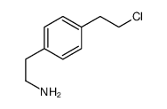 2-(4-(2-chloroethyl)phenyl)ethanamine Structure