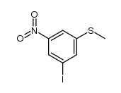 1-iodo-3-methylsulfanyl-5-nitrobenzene Structure