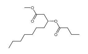 (R)-methyl 3-(butyryloxy)decanoate结构式