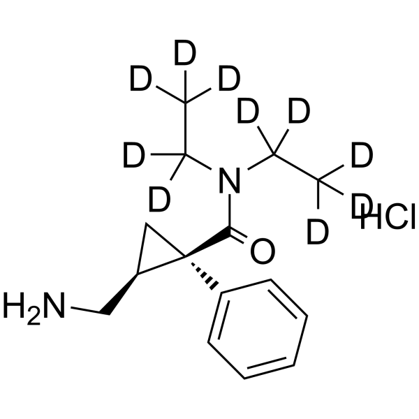 Milnacipran-d10 hydrochloride Structure
