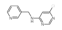 6-Chloro-N-(3-pyridinylmethyl)-4-pyrimidinamine结构式