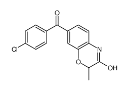 7-(4-chlorobenzoyl)-2-methyl-4H-1,4-benzoxazin-3-one结构式