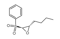 trans-3-butyl-2-phenylsulphonyloxirane Structure