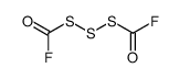 S-(carbonofluoridoyldisulfanyl) fluoromethanethioate结构式