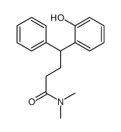 Benzenebutanamide, 2-hydroxy-N,N-dimethyl-gamma-phenyl- Structure