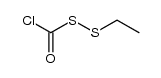 (Ethyldithio)carbonyl Chloride Structure