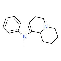 1,2,3,4,6,7,12,12b-Octahydro-12-methylindolo[2,3-a]quinolizine Structure