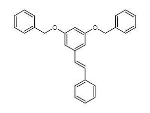 (E)-1-[3,5-bis(benzyloxy)phenyl]-2-phenylethene结构式
