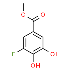 Methyl 3-fluoro-4,5-dihydroxybenzoate structure
