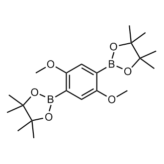 2,2'-(2,5-Dimethoxy-1,4-phenylene)bis(4,4,5,5-tetramethyl-1,3,2-dioxaborolane) Structure