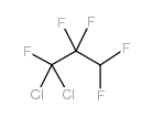 1,1-dichloro-1,2,2,3,3-pentafluoro-propane structure